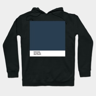 pantone 19-4118 TCX Dark Denim Hoodie